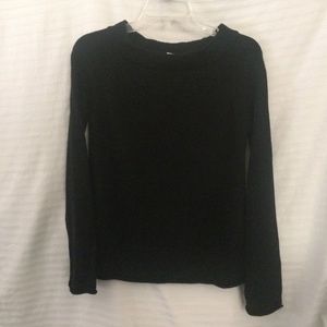 Black Pullover Sz S Sweater LS